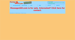Desktop Screenshot of message2all.com